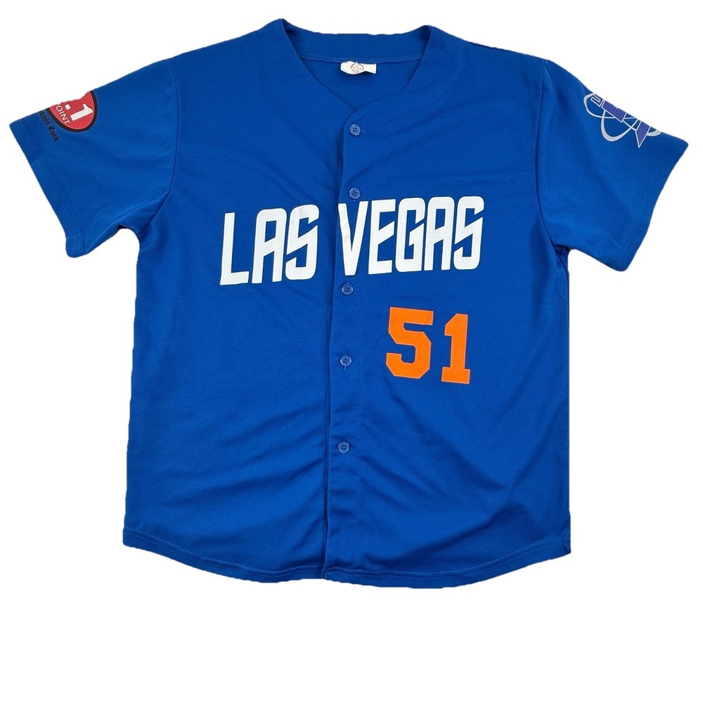 Las Vegas 51s #51 SGA Promotional Baseball Jersey Blue Adult XL AAA‎ MiLB